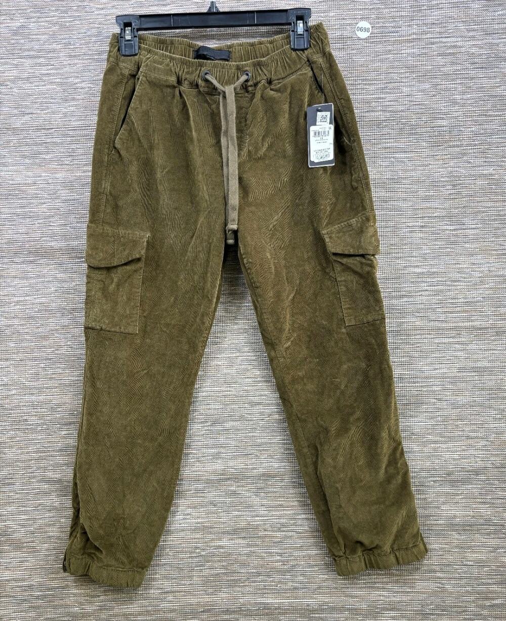 Guess Ultimate Skinny Cargo Pant Womens Size 28 Beast Green Mid Rise Stretch NEW